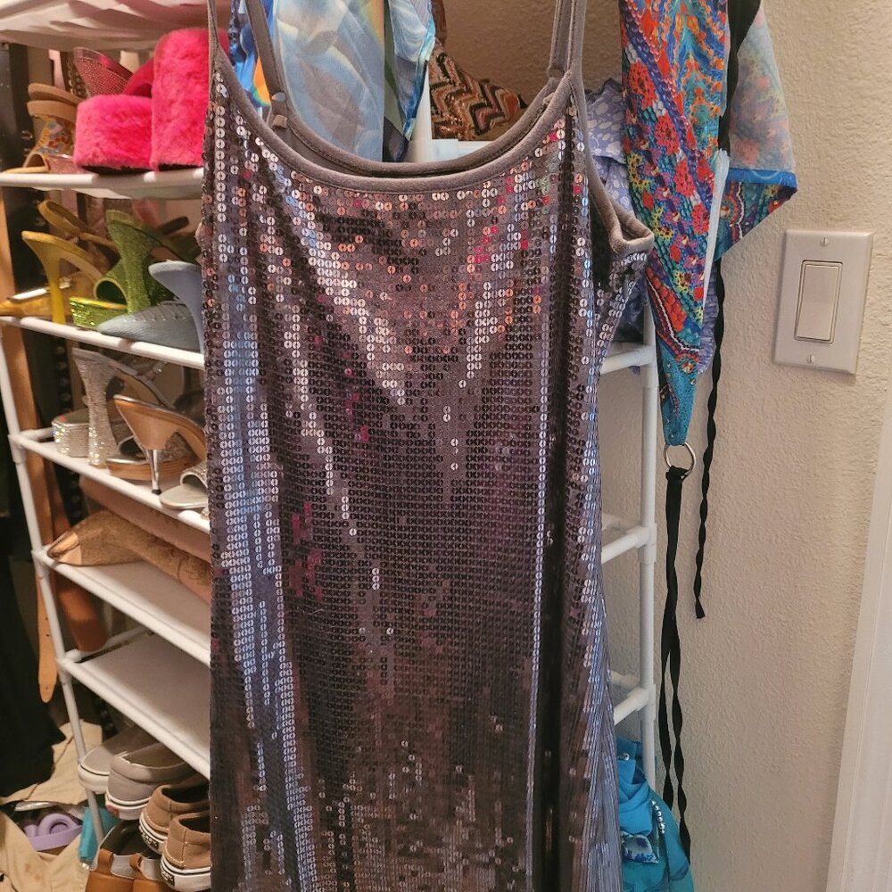 Vintage sequin mini dress